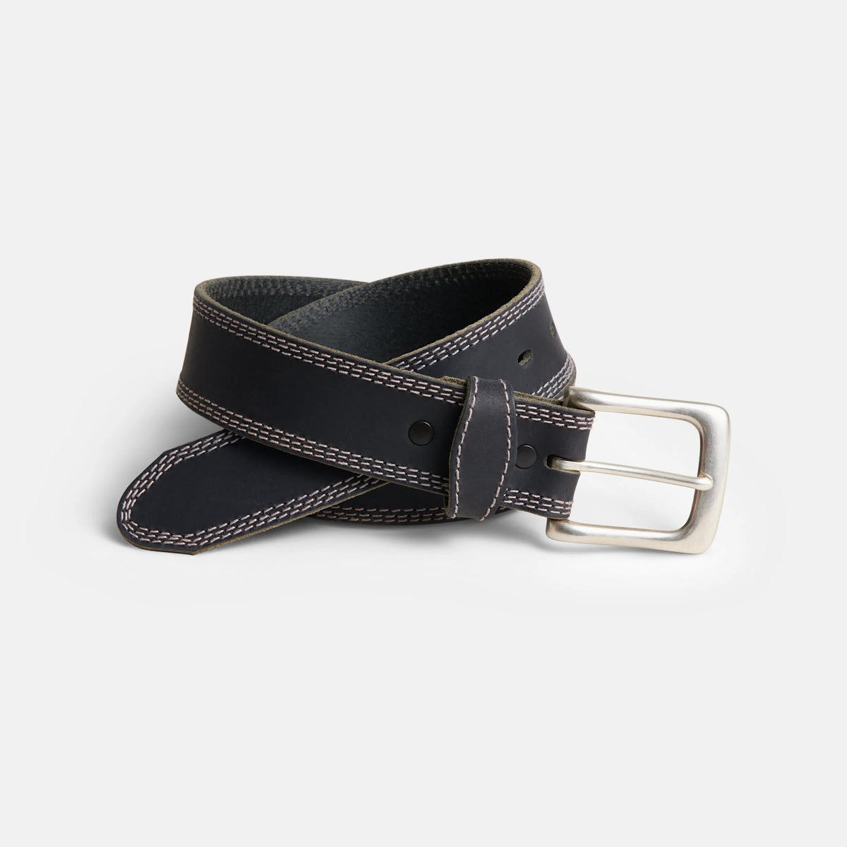Red Wing Triple Stitch Leather Belt in Black 96549 | Red Wing Shoes Apparel