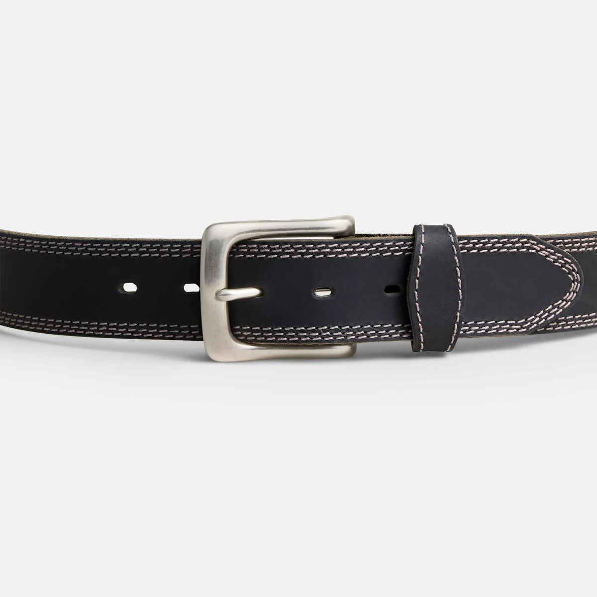 Red Wing Triple Stitch Leather Belt in Black 96549 | Red Wing Shoes Apparel
