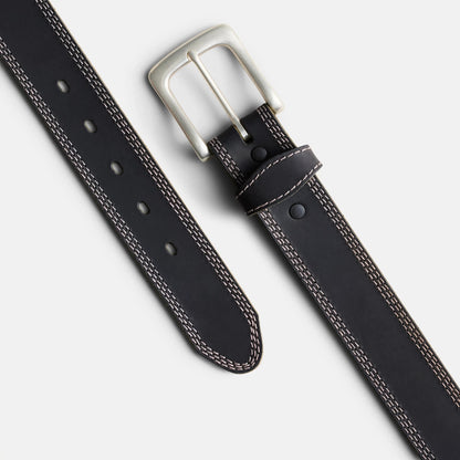 Red Wing Triple Stitch Leather Belt in Black 96549 | Red Wing Shoes Apparel