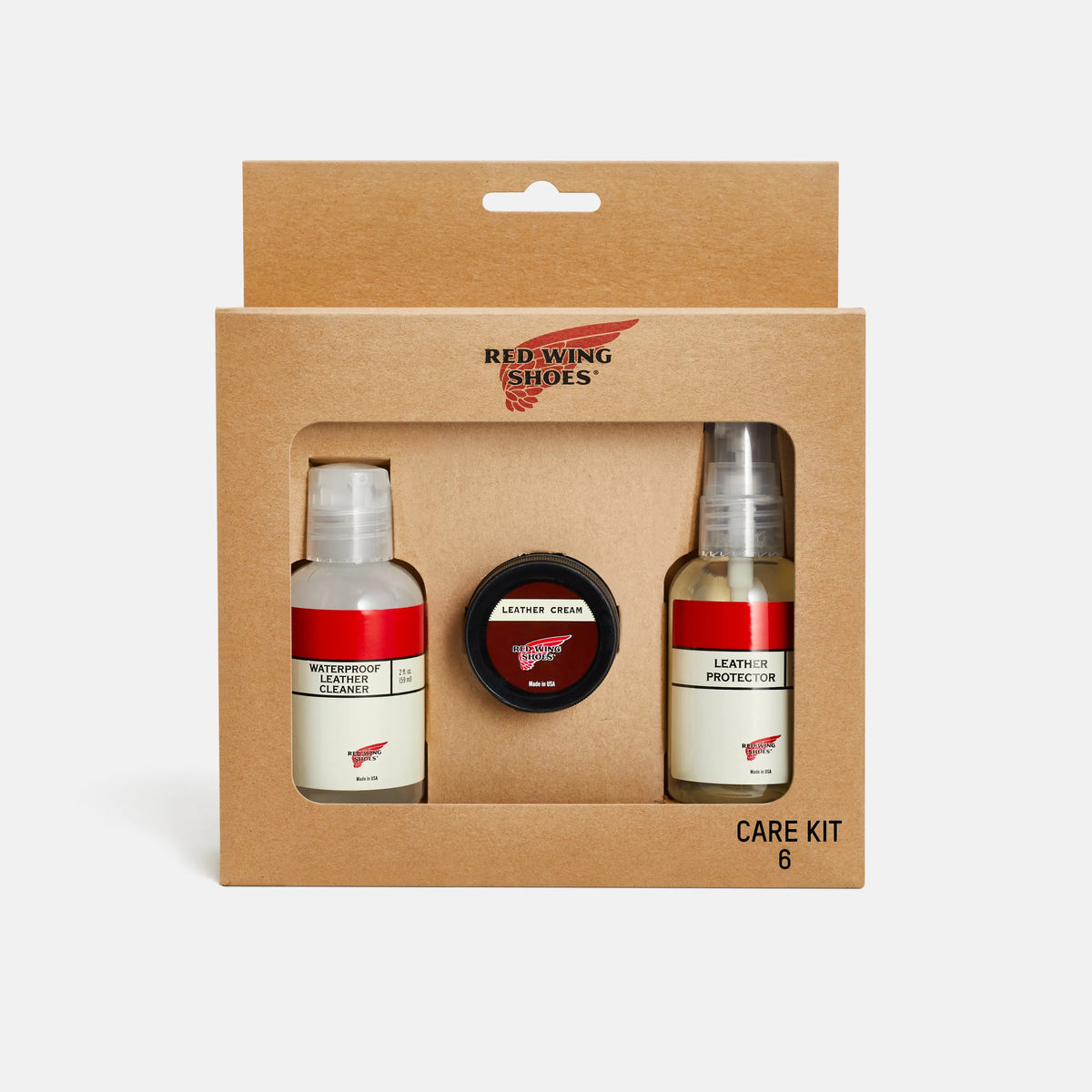 Care Kit #6 for Waterproof Full Grain, Nubuck or Smooth Finish Leathers 98022 | Red Wing Shoes Apparel
