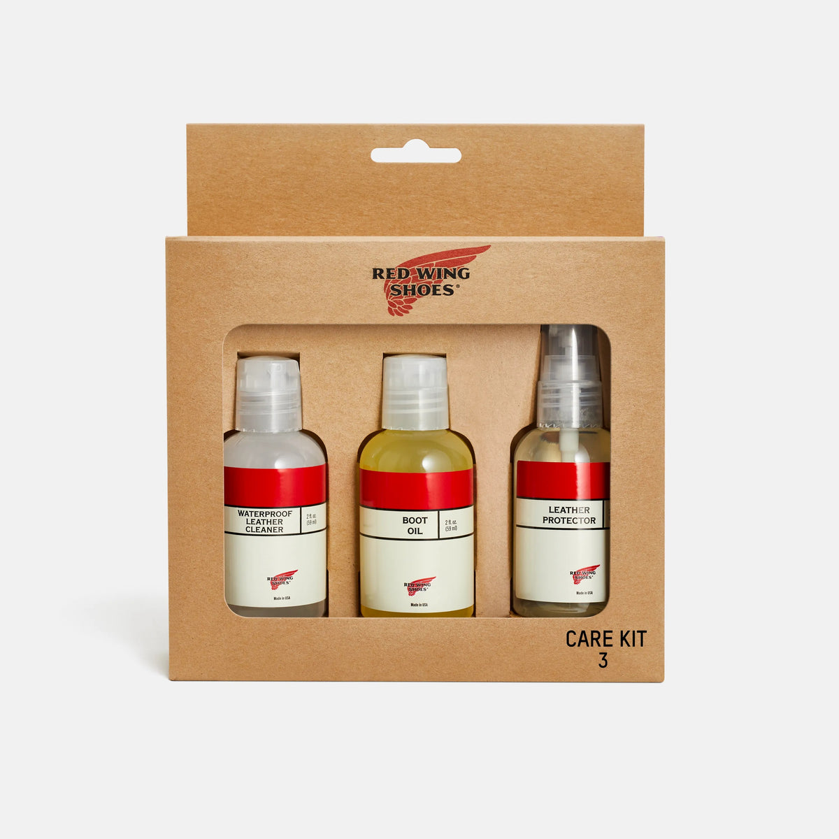 Care Kit #3 for Waterproof Full Grain or Nubuck Leathers 98019 | Red Wing Shoes Apparel
