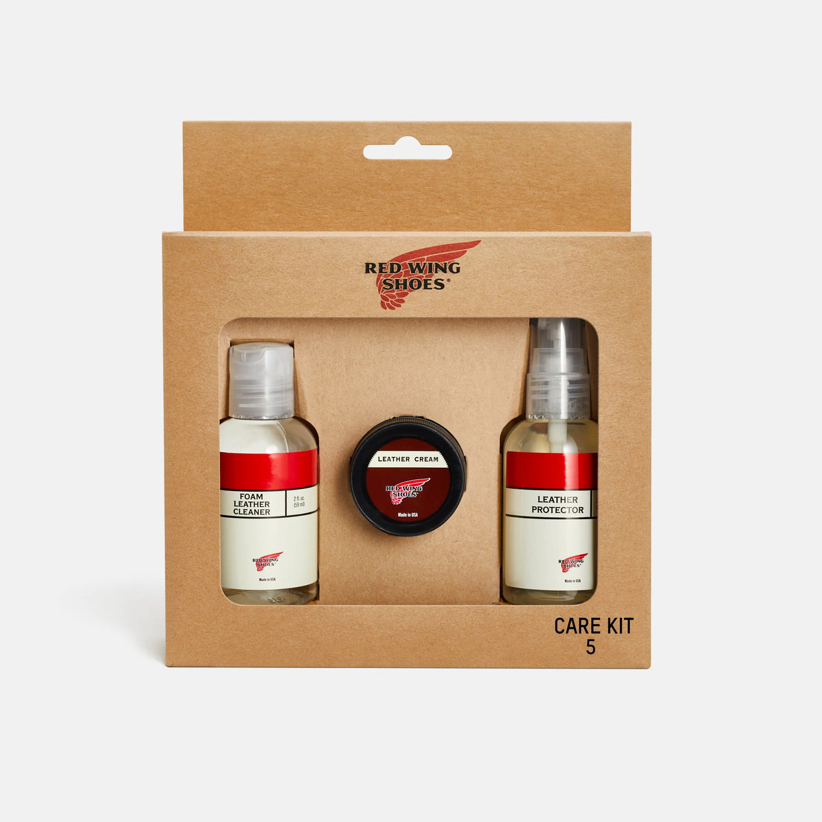 Care Kit #5 for Full Grain, Nubuck or Smooth Finish Leathers 98021 | Red Wing Shoes Apparel