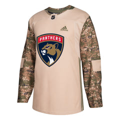 Military Camo Khaki Florida Panthers 258J Adidas NHL Authentic Pro Jer