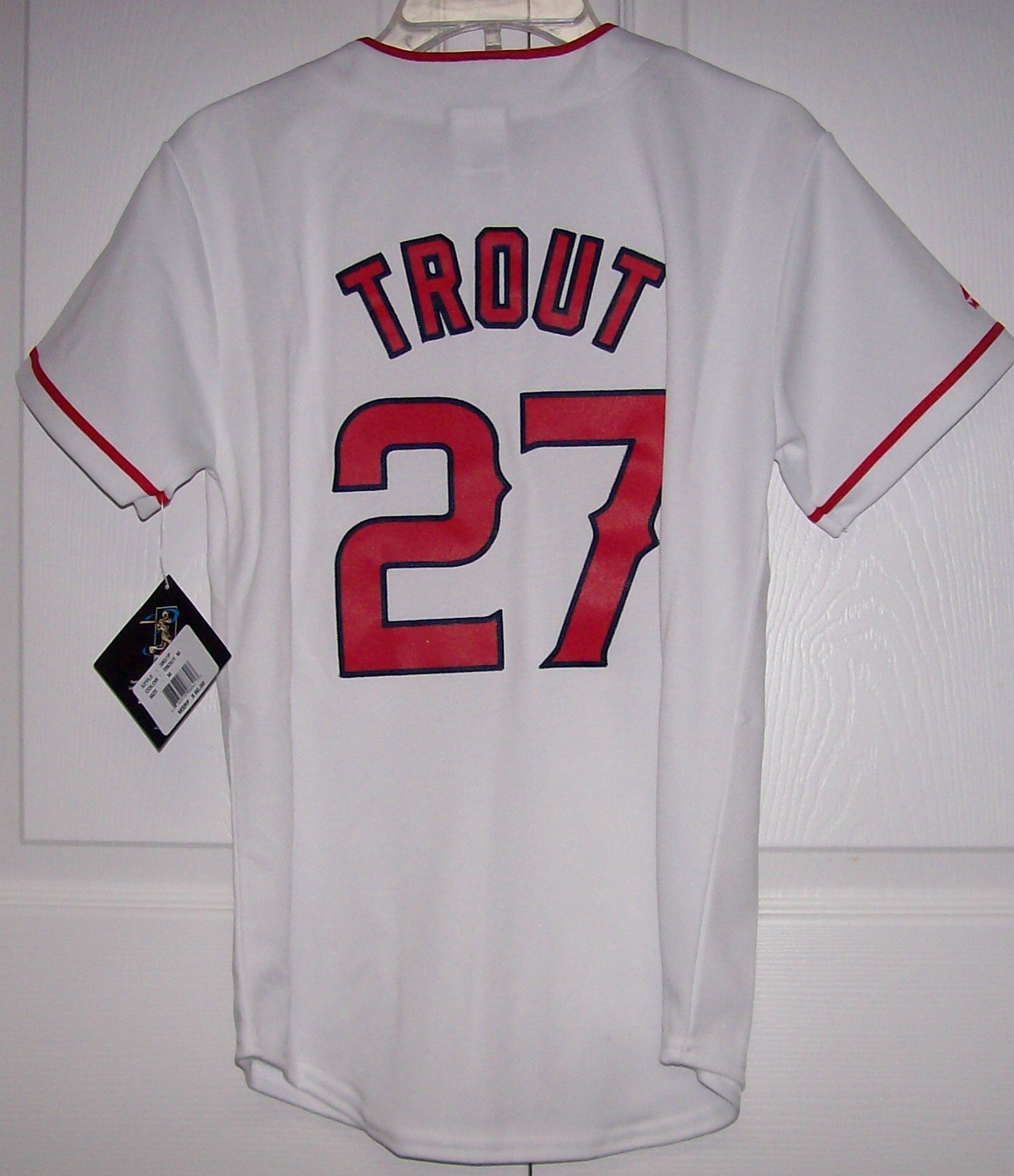 TROUT Los Angeles Angels TODDLER Majestic MLB Baseball jersey Home Whi