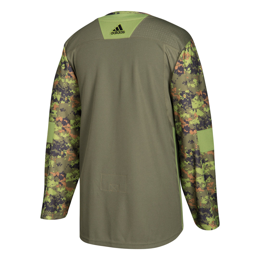 Vancouver Canucks Military Moss Camo 258J Adidas NHL Pro Jersey