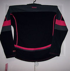 Black & Hot Pink Chicago Blackhawks GIRLS Reebok Jersey Youth