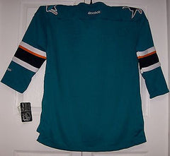 San Jose Sharks New Home YOUTH Reebok Premier 7185 Jersey