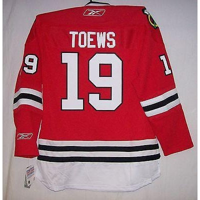 TOEWS Chicago Blackhawks Reebok Premier Home Red YOUTH Jersey