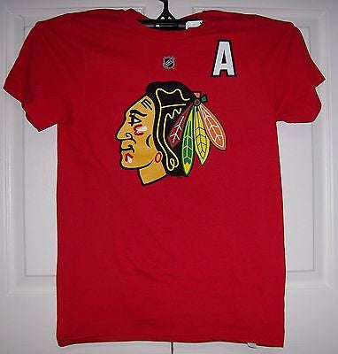 SEABROOK #7 Chicago Blackhawks Reebok Player Name & Number T-Shirt Red
