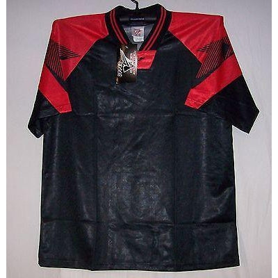 Black & Red Interroma Soccer jersey jerseys Youth - Adult