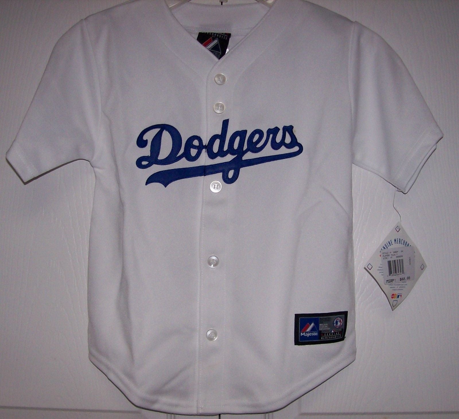 PUIG Los Angeles Dodgers Infant Majestic MLB Baseball jersey White