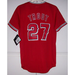 TROUT Los Angeles Angels Toddler Majestic MLB Baseball jersey RED Alte